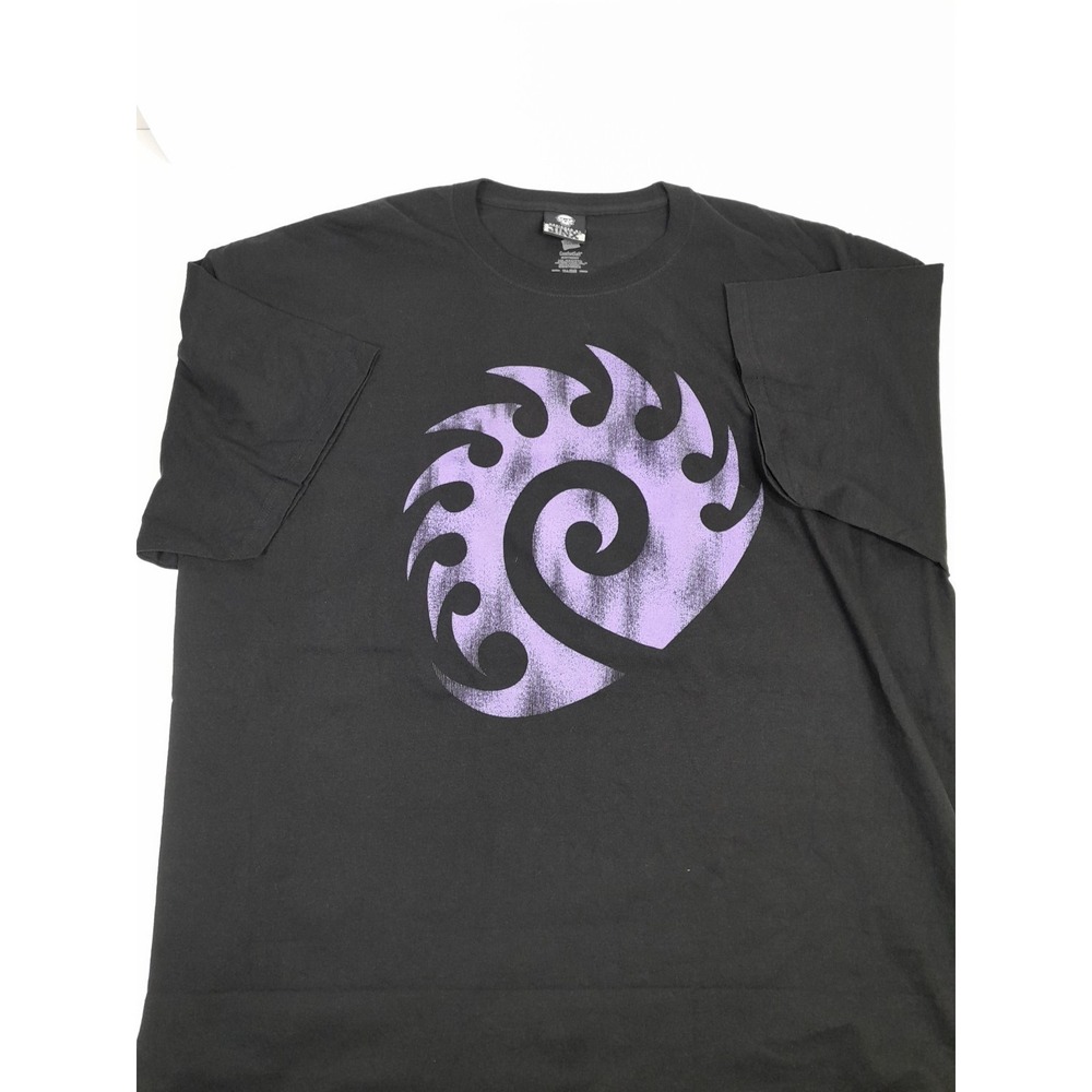 Vtg Y2k Starcraft 2 Zerg Logo Blizzard Ent. T Shirt Sz 2xl Xxl Jinx Tag